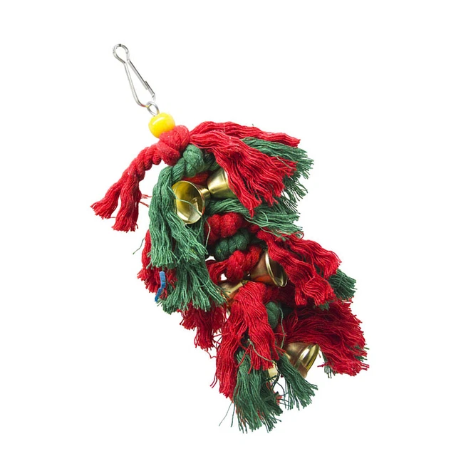 1pc Papagei Spielzeug Weihnachten Vogel Spielzeug Vogel Biss Spielzeug