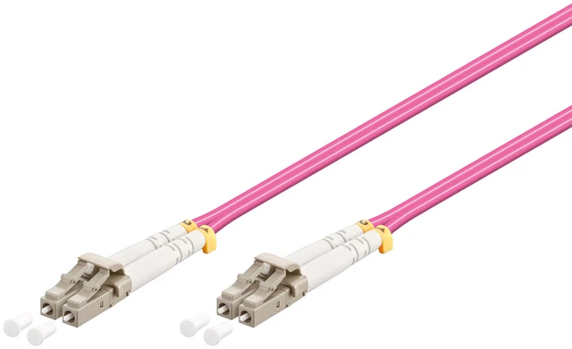 3 cavi di rete in fibra ottica LC-LC OM4 (ottimizzato laser) fibra ottica lc-lc 0050 50/125μ duplex 0