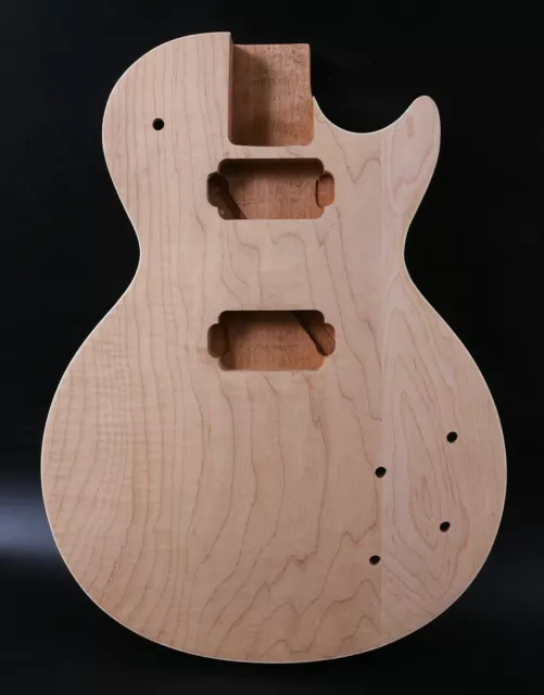 New Guitar Body Mahogany Maple Top Arched Top Bolt On Heel LP guitar replacement