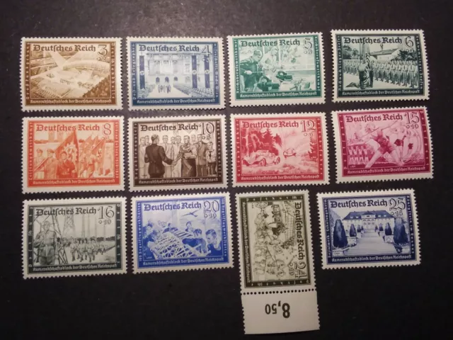 D. Reich von 1939 Mi.Nr 702-713 Postfrisch Sofort kaufen Privat