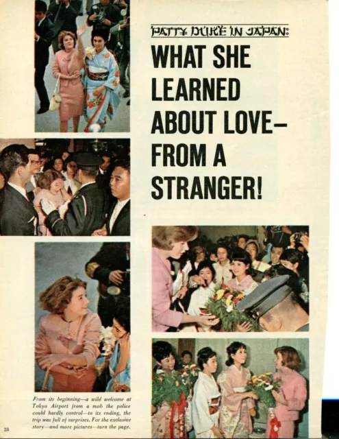 Patty Duke Magazine Photo Clipping 2 Page L1526