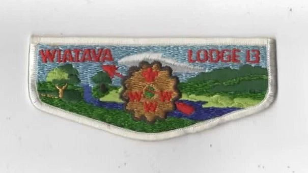 OA Wiatava Lodge 13 Flap WHT Bdr. Orange County Council 39 Costa Mesa, CA [KY-16
