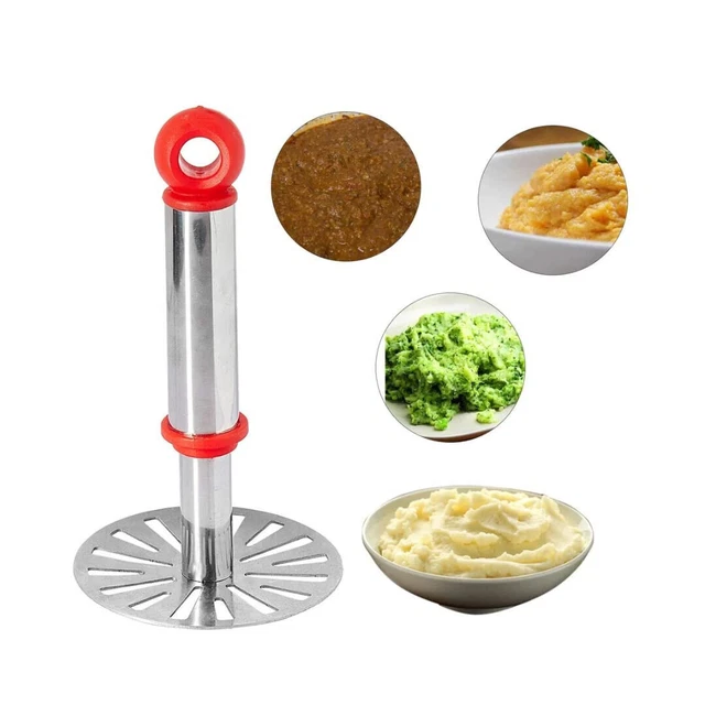 multicolor Stainless Steel vegetable Masher For Kitchen