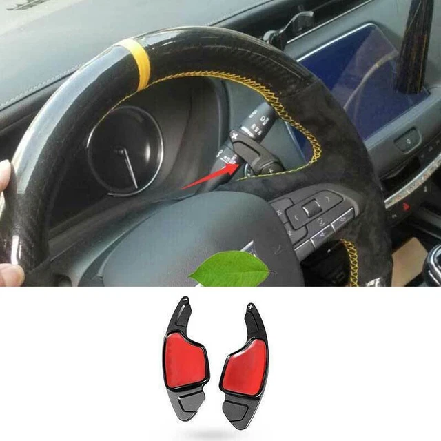 For Cadillac CT4 2020-2024 GL Aluminum Alloy Black Steering Wheel Shift Paddles