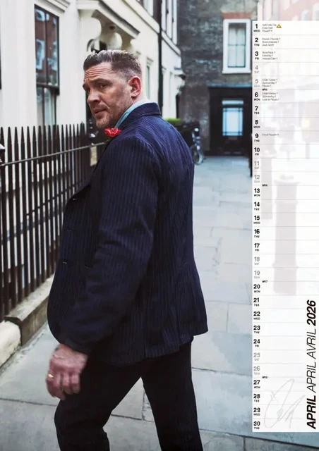 TOM HARDY 2026 | Offizieller Kalender | Kalender | 14 S. | Deutsch