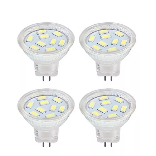 HRYSPN Gu4 led mr11 ampoule LED 2W équivalent à 20W ampoules halogènes AC/DC ...