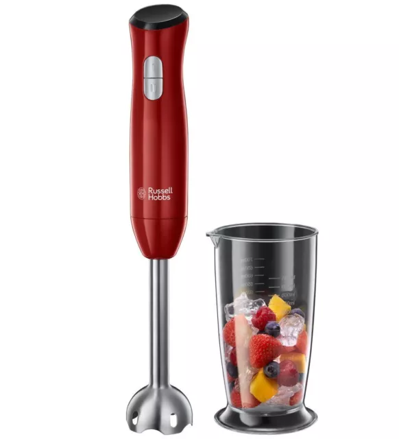 RUSSELL HOBBS Stabmixer Desire 24690-56 rot Zauberstab Pürierstab Edelstahl