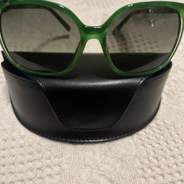 Green Calvin Klein Sunglasses Trendy Full Frame CK Summer Shades