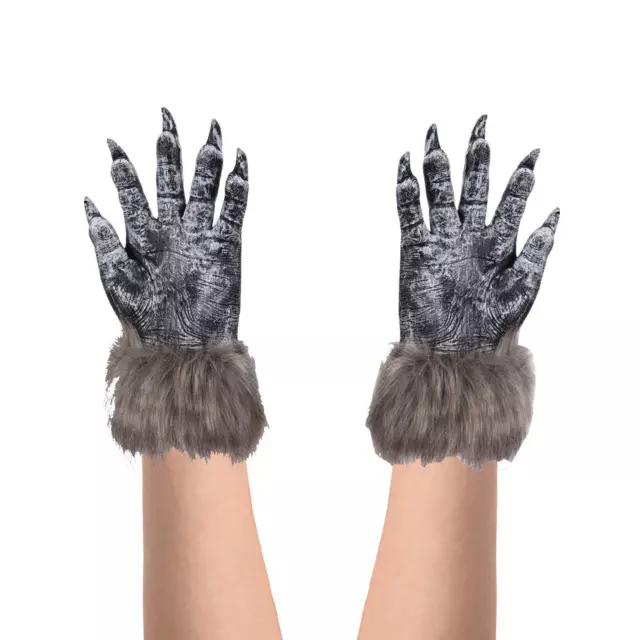 1 Paar Halloween Wolf Handschuhe Werwolf Kostüm Damen Herren Kostüm Cosplay