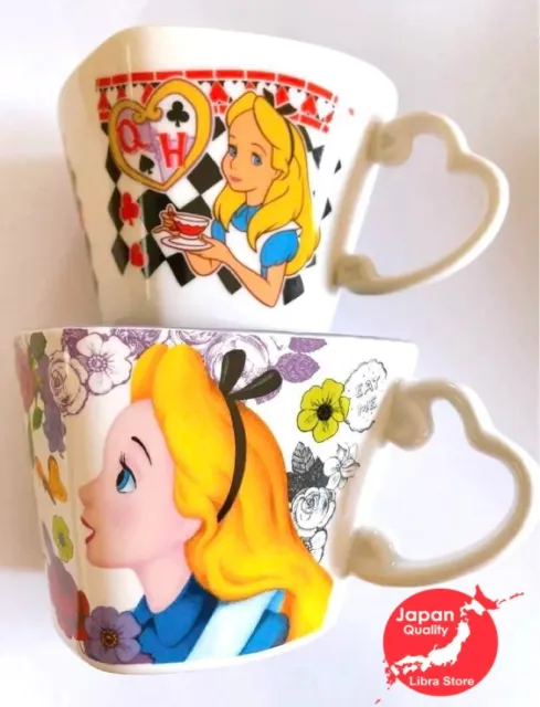 Exclusivité Tokyo Disney Resort Alice En Merveilles Tasse 2PCS Ensemble Express