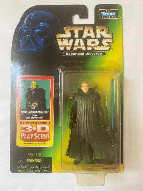 Star Wars - Clone Emperor - Scarce Kenner Expanded Universe Figure + 3D card