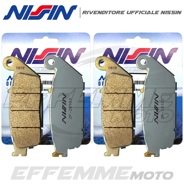 Pastillas De Freno Delanteras Nissin Originales Sinterizadas Para Honda X-ADV 750 - Par De 2P371-ST, Color Oro