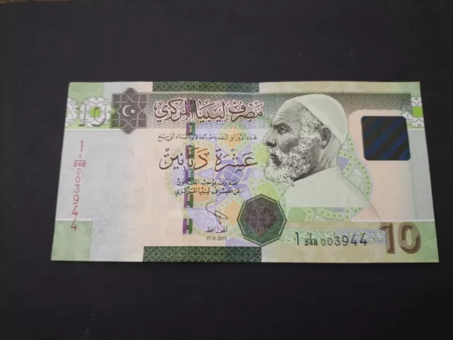 Libia 10 dinares