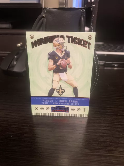 Drew Brees - 2020 Panini Contenders Winning Ticket Insert (#WT6, Saints)