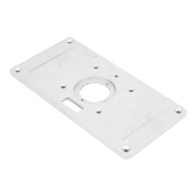 235 X 120 X 8mm Aluminium Alloy Router Table Insert Plate Accessory RE