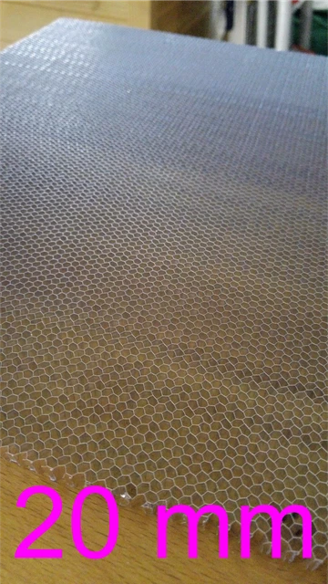 Waben-Laserbett Aus Aluminium | 300 X 300 Mm | Für Lasergravierer & -schneider | Inkl. Schutzrand & Skala
