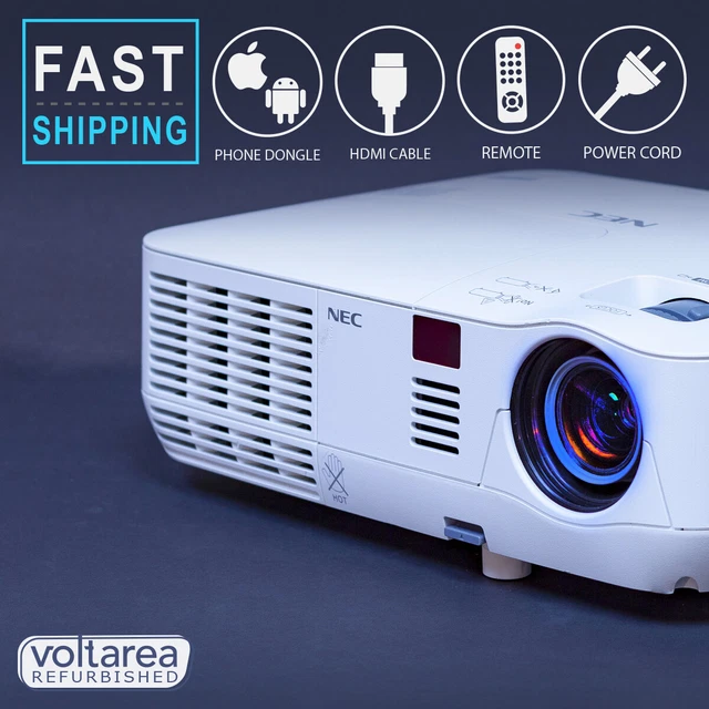NEC V311X Projector Use Like TV Cinema Gaming Home