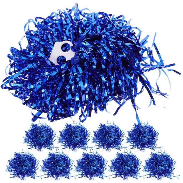 10 Pcs Cheering Hand Flowers Football Spirit Items Pom Poms Cheerleading Pompom