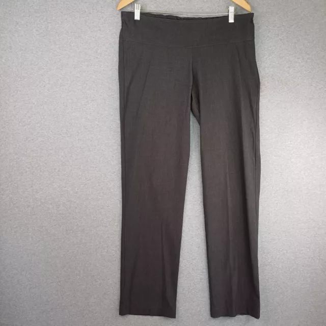 Ripe Maternity Pants Womens Size S Grey Straight Elastic Adjustable Waist