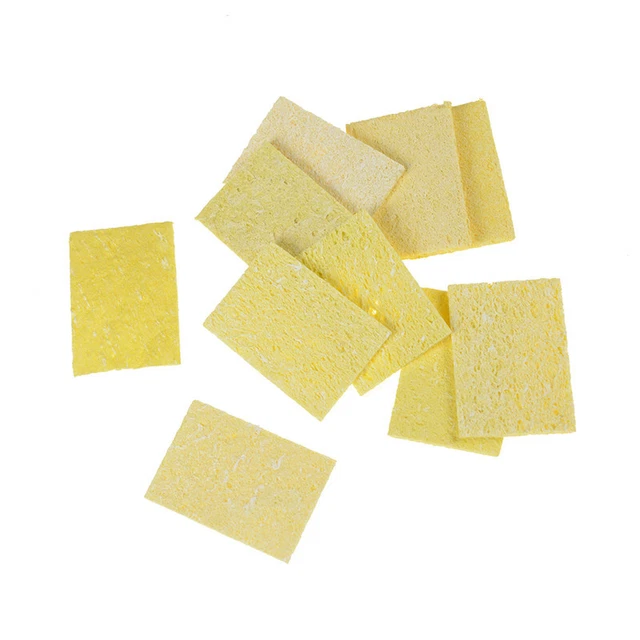 10 pz spugna ad alta temperatura ferro per saldatura in latta trasparente 4*6 cm tg Sb
