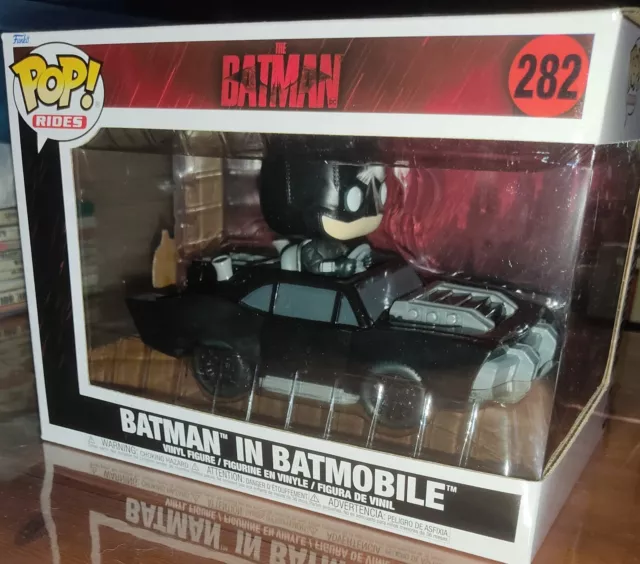 Figurine POP - The Batman - Batman in Batmobile - N°282 - Neuf