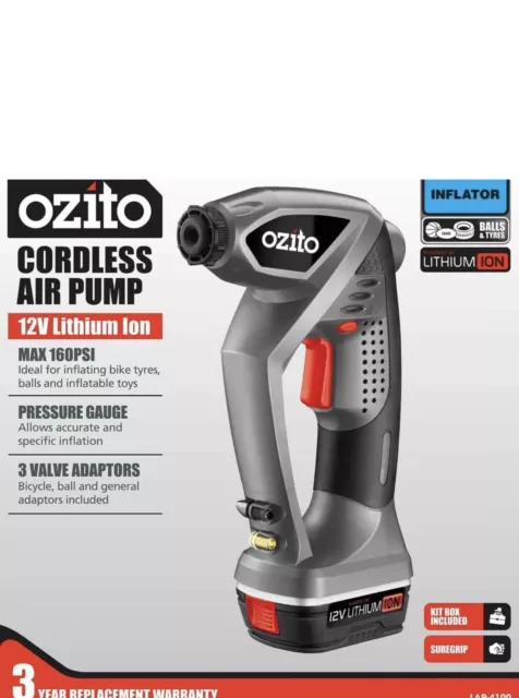 Ozito tyre inflator deals