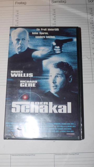 Der Schakal [VHS] – Thriller Mit Bruce Willis & Richard Gere