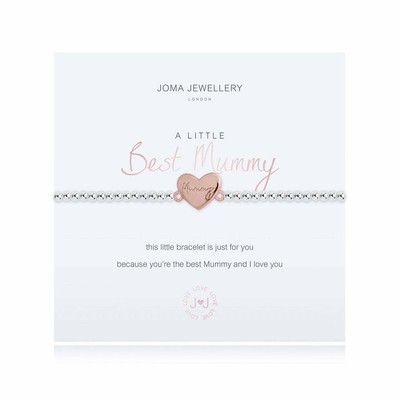 Joma Joma Jewellery A Little Love Music Silver 17.5cm Stretch Bracelet 4362 
