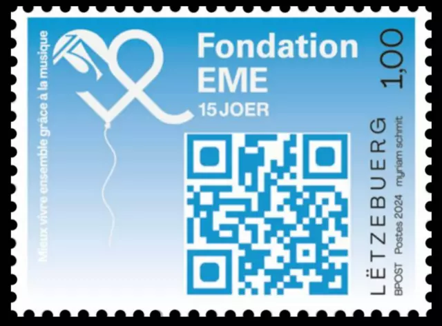 Luxembourg 2024 15 years of Foundation EME MNH