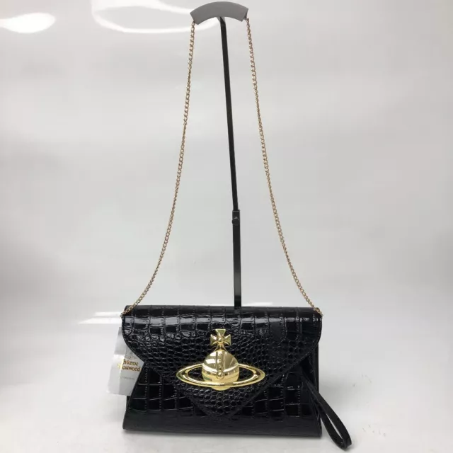 Vivienne westwood gold hotsell envelope clutch bag