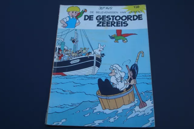 Jommeke Strip / Comics Folge 150 " De Gestoorde Zeereis " Jef Nys farbig