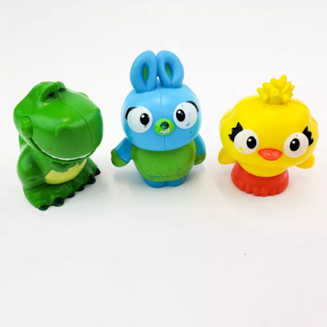 Fisher Price Little People Figures Disney Toy Story Rex Ducky & Blue Bunny  3pcs