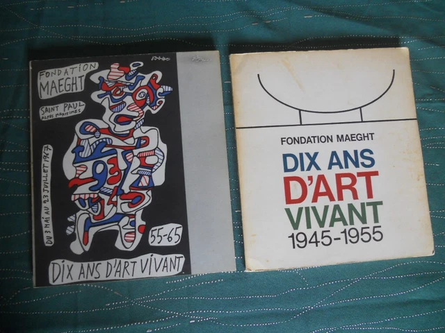 Affiche Fondation Maeght - Dix ans d'Art Vivant Jean Dubuffet 1967