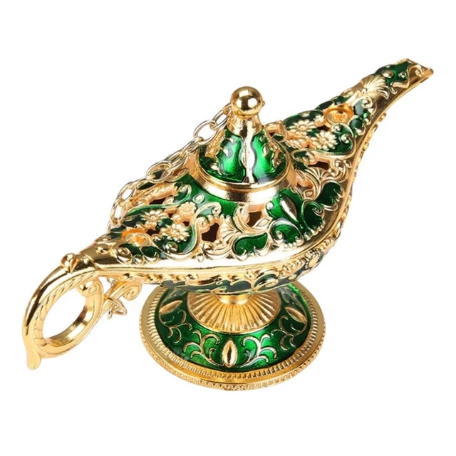 Ornements exquis de lampe Aladdin vernis artisanal pour esthétique européenne