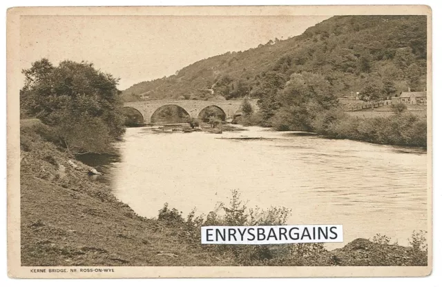 Kerne Bridge, near Ross-on-Wye, Herefordshire. Postcard not postally used.