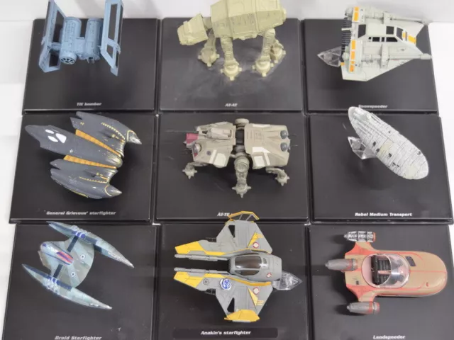 Star Wars Deagostini Raumschiffe und Fahrzeuge von Nr. 3 - 44 ohne Box