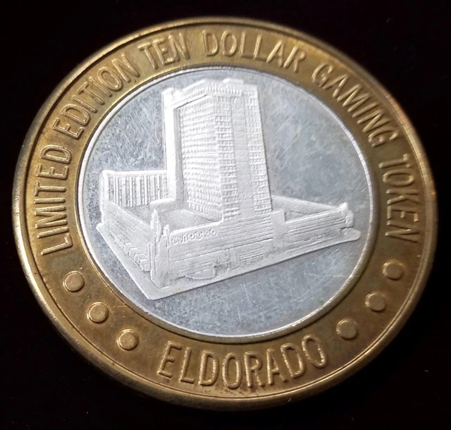 .999 $10 Silver Strike | Gaming Token | Reno | El Dorado