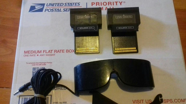 Sega Master System 3-D Glasses Adapter Lot Please Read