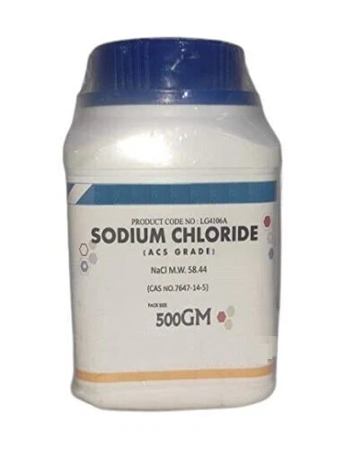 SODIUM CHLORIDE 500GM Use For Lab (ACS Grade)