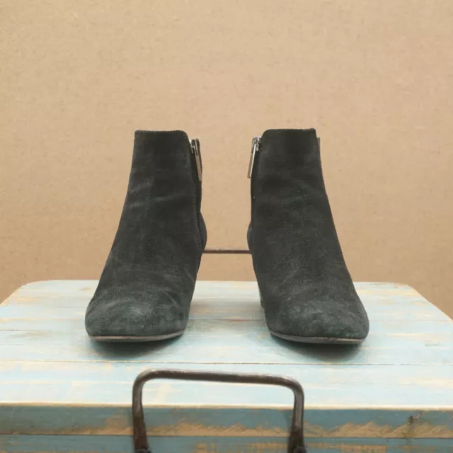 AQUATALIA WOMENS FAYLYNN Weatherproof Ankle Boots Size 7 Black Suede ...