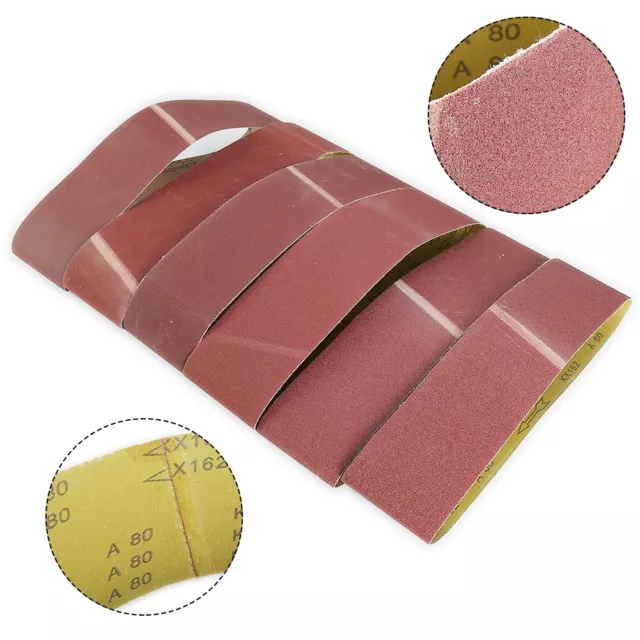 6x 915*100mm Mix 80,120,180,220,320,400Grit Sanding Belts For Grinding Polishing