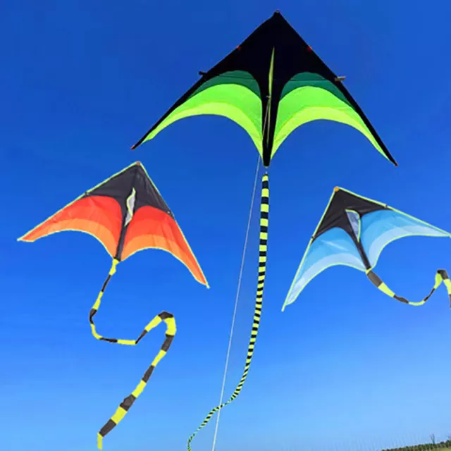 Large Delta Prairie Kites Outdoor Sports Kites Plaid Professional Wind Kites SN❤