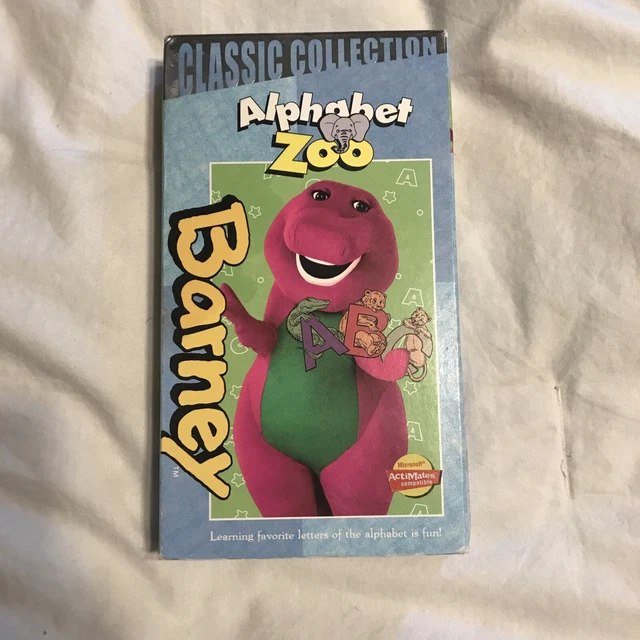 Barneys Alphabet Zoo Vhs Rare Video Tape Classic Collection 1994 White