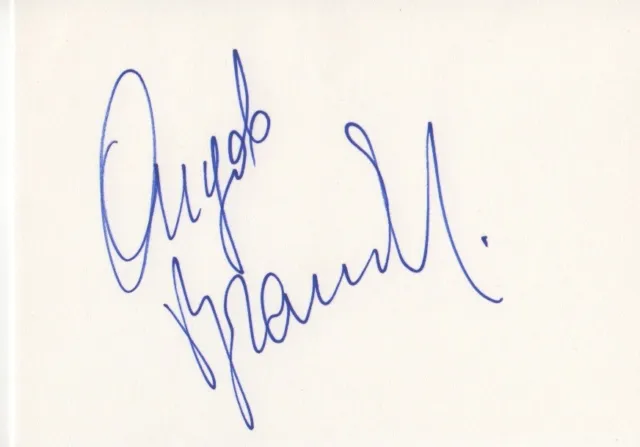 Angelo Branduardi Autogramm signed 10x15 cm Karteikarte