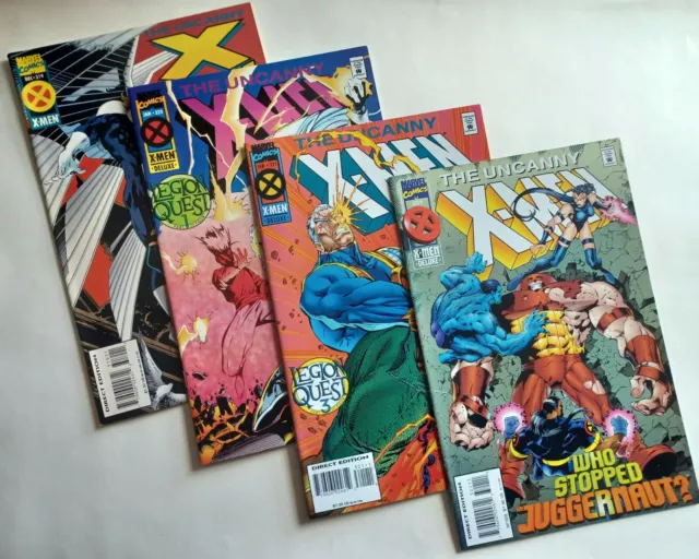 Uncanny X-Men 319 320 321 322 job lot four issues Marvel Comics 1994