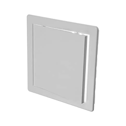 Panel de acceso de plástico blanco ECOPRO VENT 10 x 10. Panel de puerta de eje de servicio. Plu...
