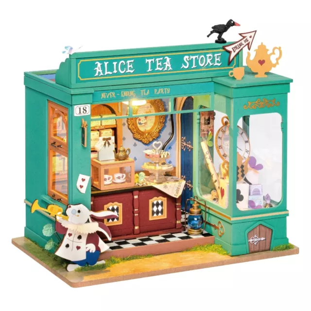 Rolife DIY Dollhouse Archives Decorative Alice's Tea Store Miniature Doll House