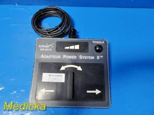 2009 Arthrex AR-8310 Adapteur Power System II Foot Control ~ 33859