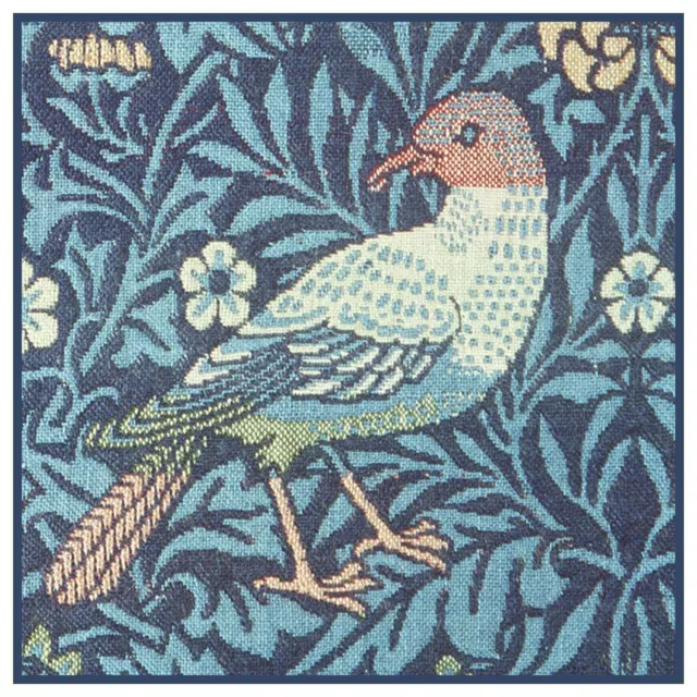 Blue Bird Detail Arts and Crafts William Morris Counted Cross Stitch Pattern