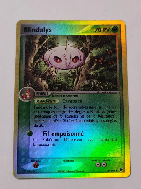 CARTE POKÉMON BLINDALYS 26/109 70PV Holo - Super Rare EUR 12,00 ...